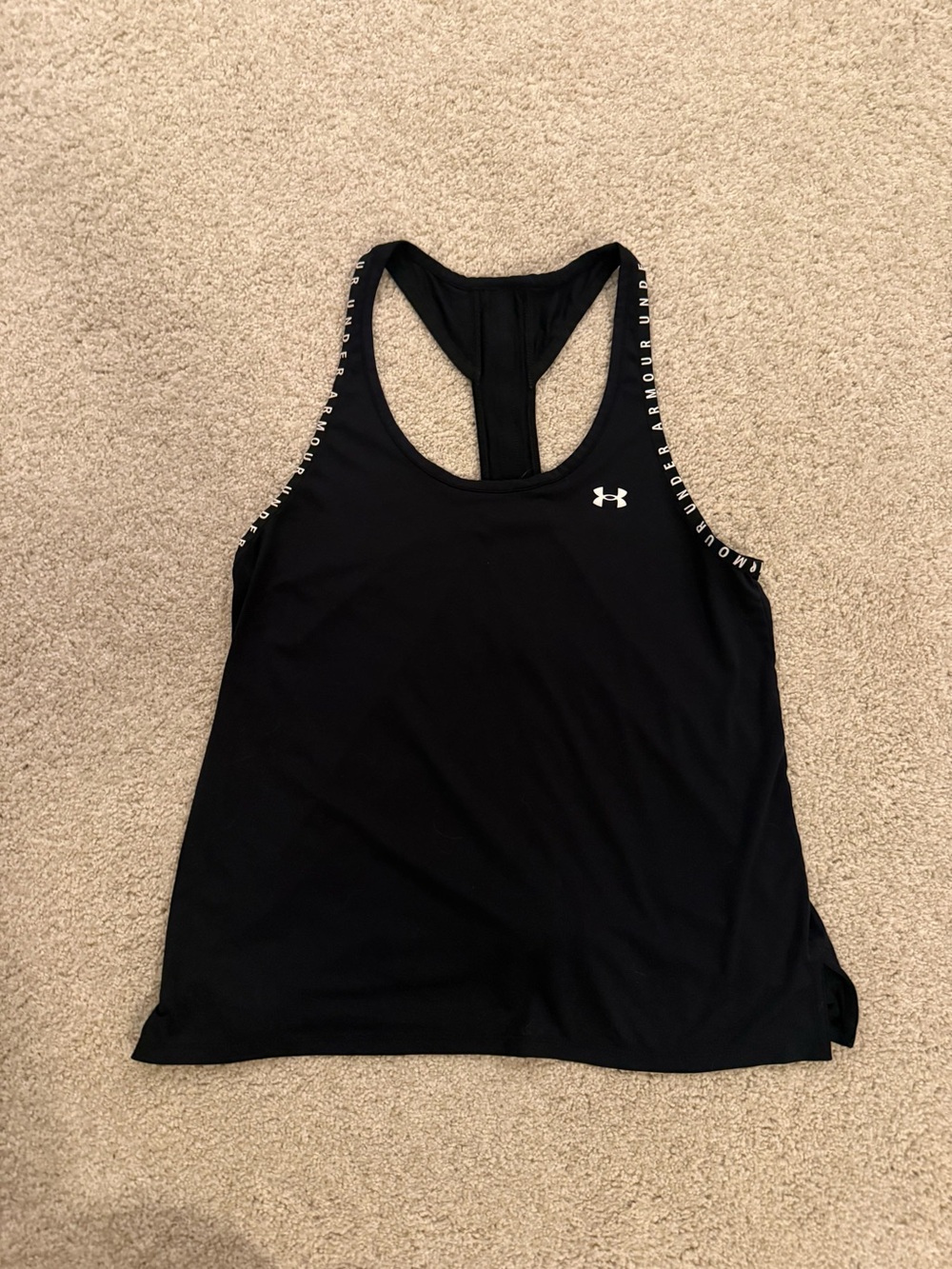 Under Armor Black Racerback Tank Top